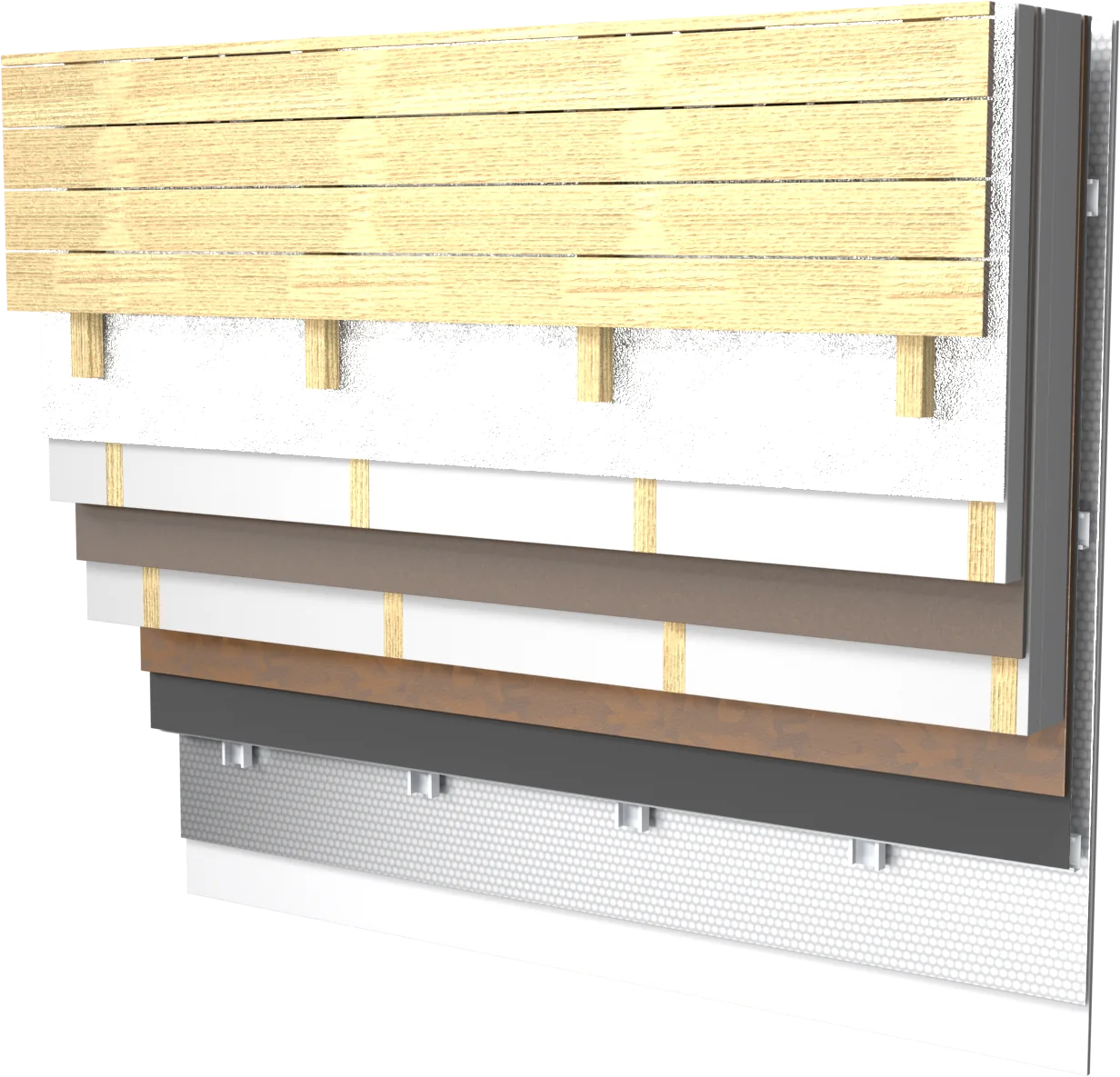 Rendu 3D : la façade ventilée
