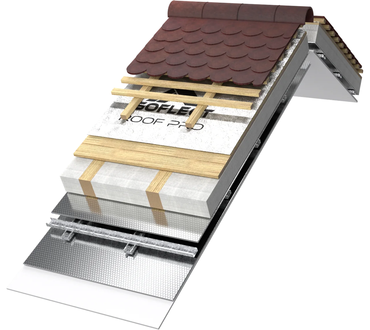 Rendu 3D : combles aménagés avec les packs System 10